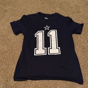 Dallas Cowboys Youth large Navy Blue Shirt